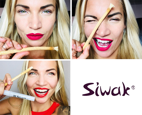 Collage of Siwak product